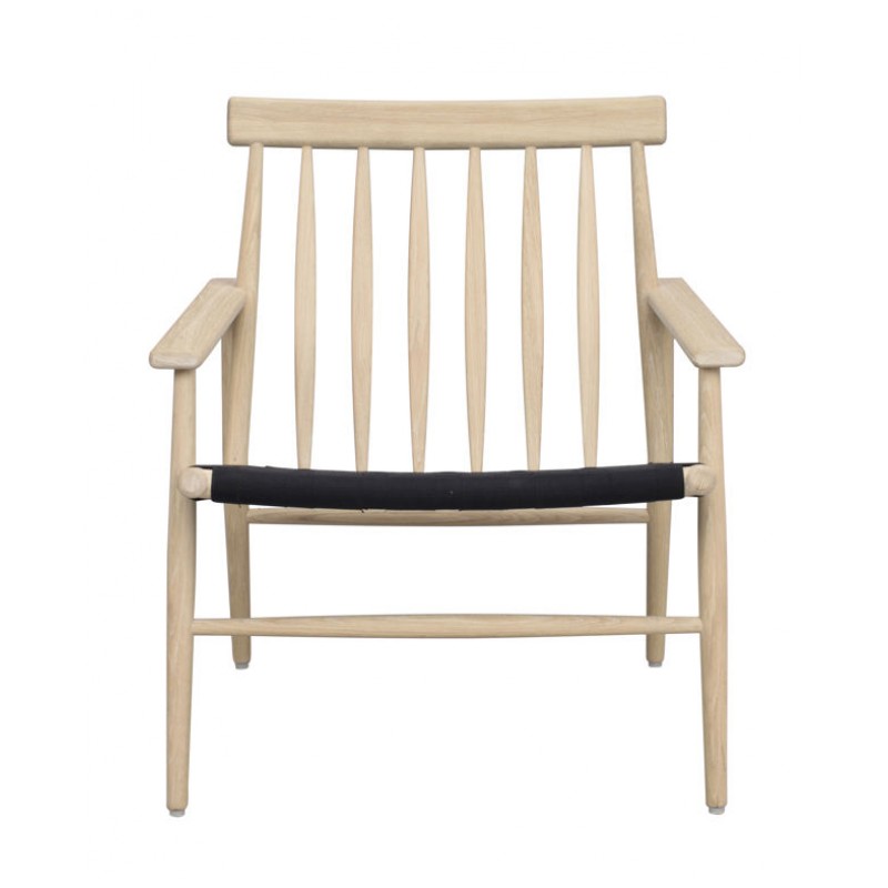 RO Canwood Lounge Chair Whitewash/Black